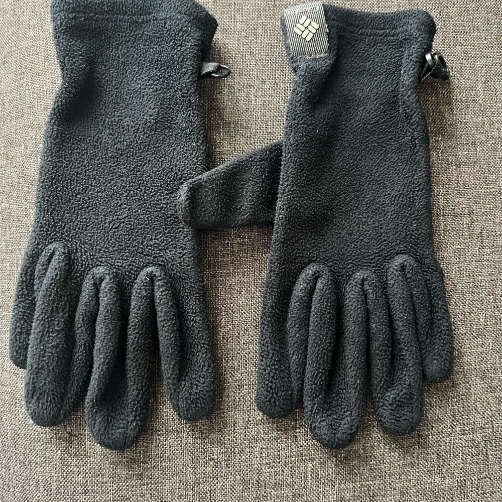 Columbia Black Fleece Gloves for Men